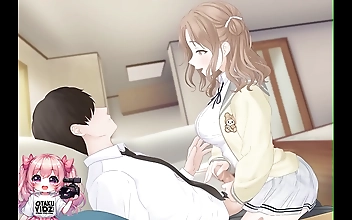 宝贝 Sultry Japanese Diva Tempts Him With Masterful Blowjob