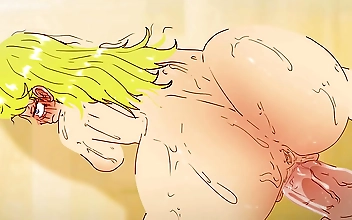 无套 Japanese Beauty Receives Intense Facial Cum Shower Delight