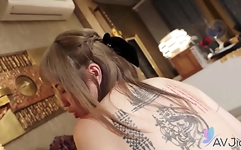无套 Sexy Miwa Aoki Teases Her Curvy Bust with