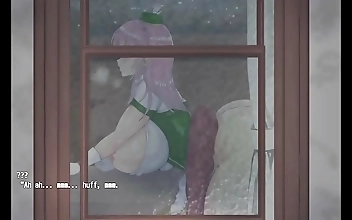 午夜 Naughty Students Tempt Him with Foot Play Before