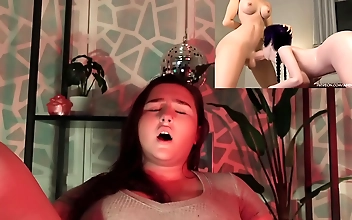 Passionate Asian Gangbang-Nerdy Babes' Kinky Night of Desire