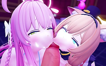 午夜 Sensual Licking and Fucking of a Busty Cuties